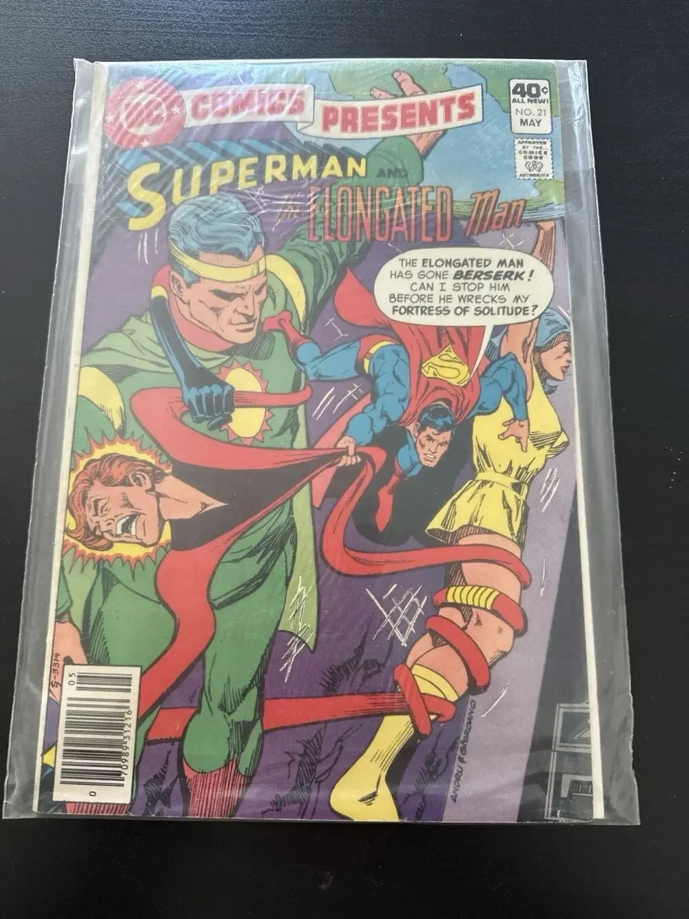 DC Comics Presents #21 1980 Superman Elongated Man Bronze Age DC VG/FN